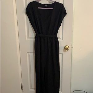 Black maxi dress